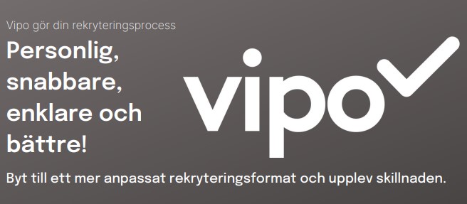 Loggotyp för Vipo rekryteringsapp