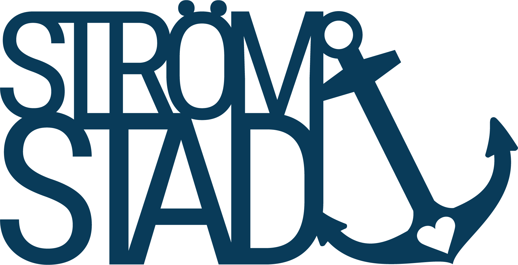 Logo med texten Välkommen till Strömstad!