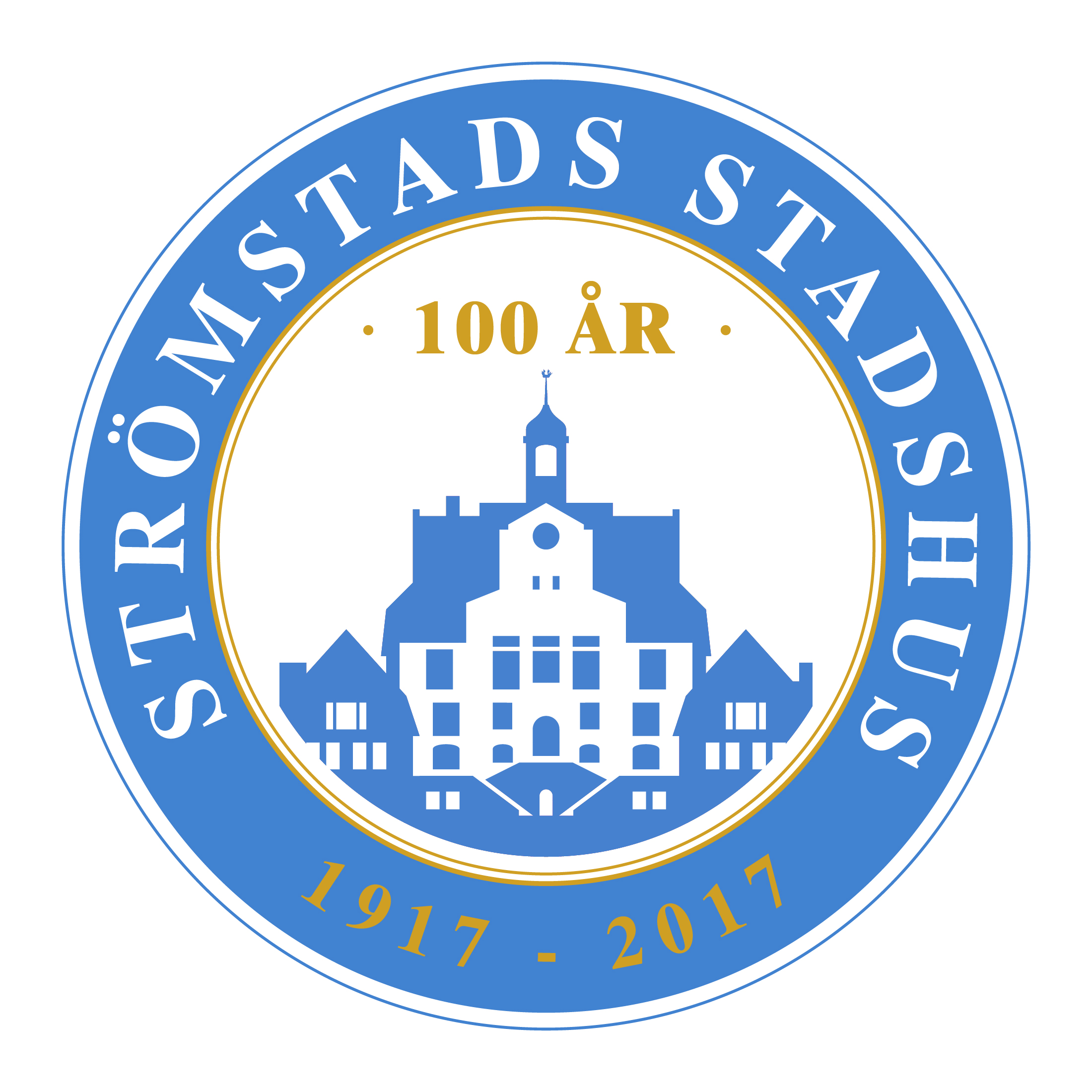 Logo stadshuset 100 år.